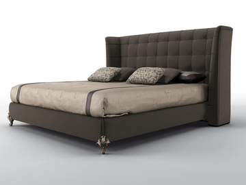 KING - Upholstered velvet bed by BRUNO ZAMPA - view 3